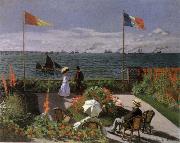 Claude Monet Terrace at Sainte-Adresse oil painting on canvas